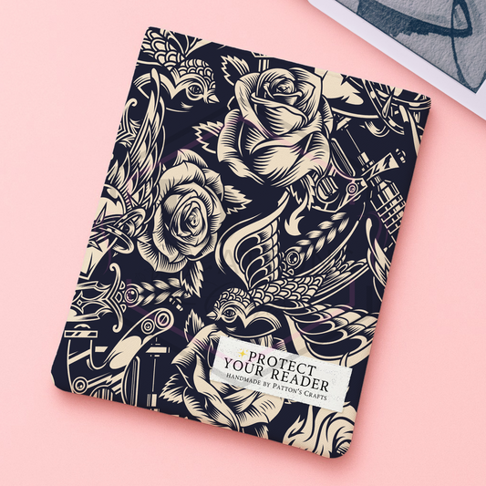 Kindle/ipad sleeve | Tattoos | Fabric tech cover