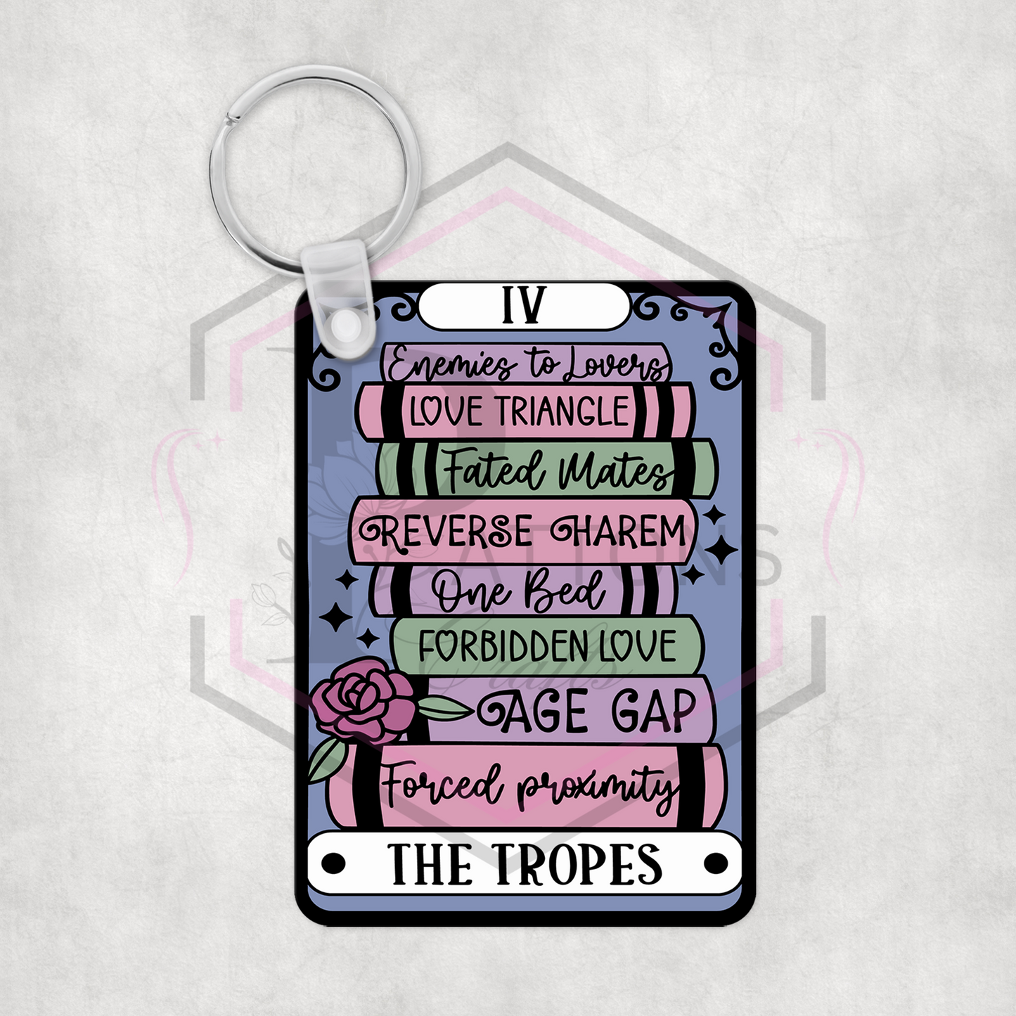 Keyrings | Bookish Collection | MULTIPLE Design Options