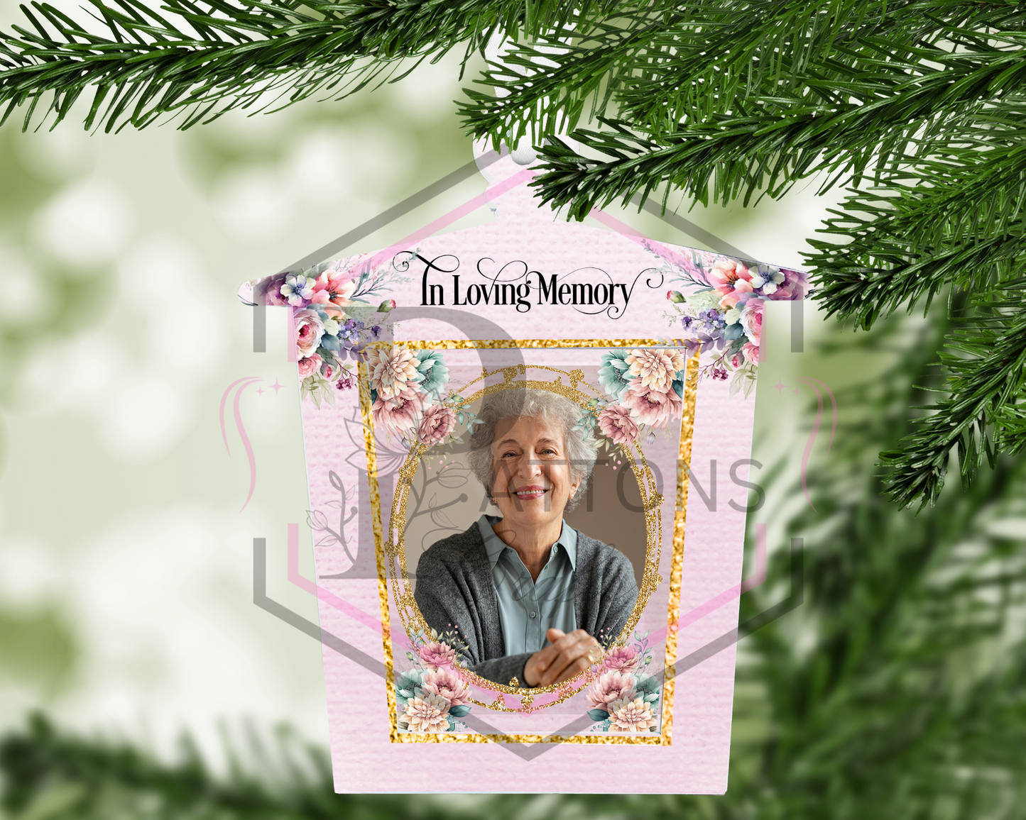 Personalised Photo Memorial Lantern | Memorial keepsake