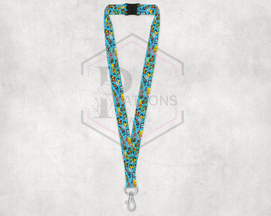Simpsons Tatz Lanyard | Breakaway Lanyard