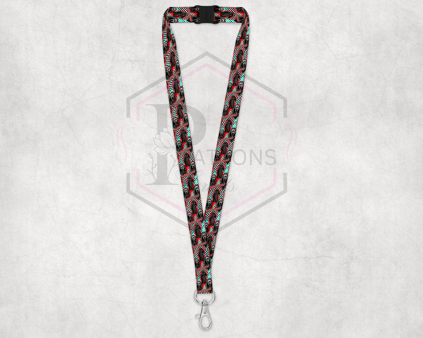 Ghostface Lanyard | Breakaway lanyard