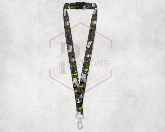 Spooky Coffee Club Lanyard | Breakaway lanyard