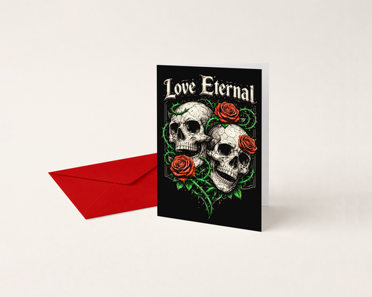 Love Eternal Gothic Valentine’s Card
