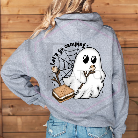 Hoodie | Lets go camping | Hooded sweatshirt