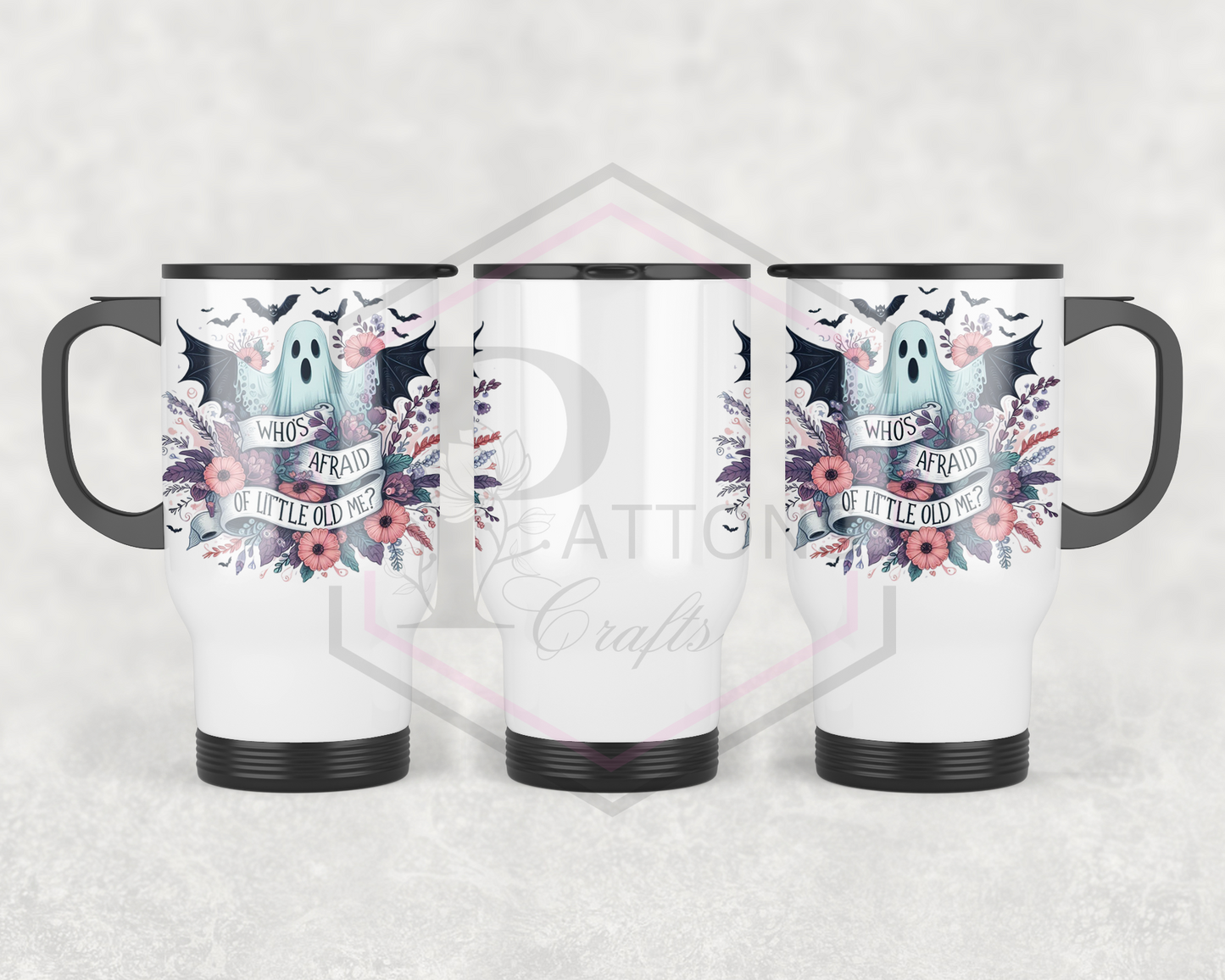 Travel Mug | 500ml Travel mug | Who's Afraid