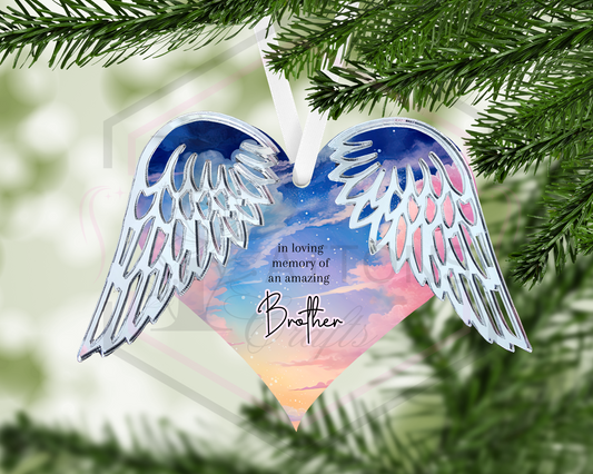 Angel Wings Decoration | Memorial hanging decoration | Personalised