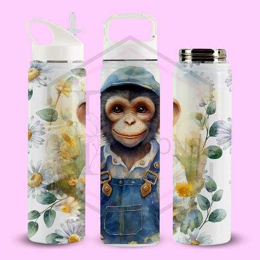 Thermal Water Bottle | Floral Monkey