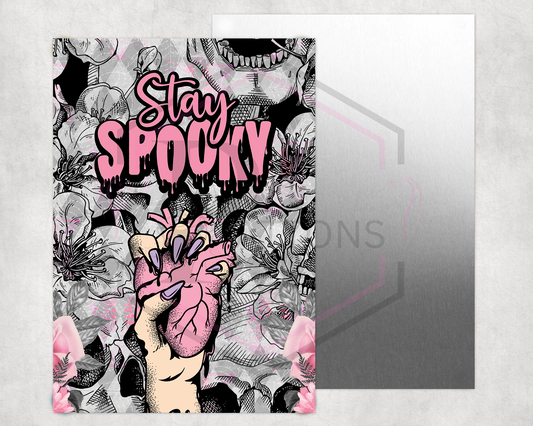 Aluminium sheet print | 30x20cm | Stay Spooky