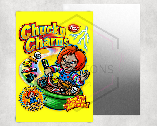 Aluminium sheet print | 30x20cm | Chucky Charms