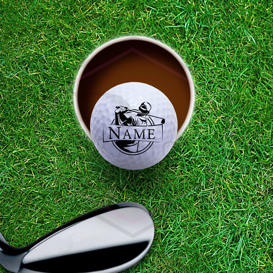 Personalised Golf ball Set | Custom name golf balls