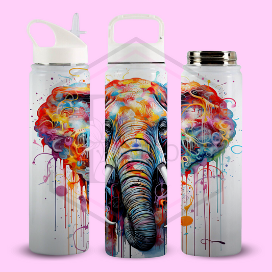 Thermal Water Bottle | Neon Elephant