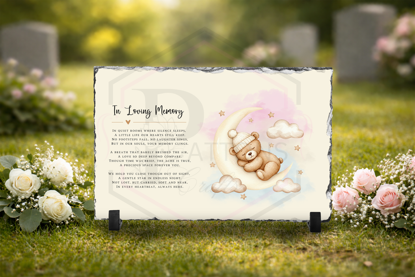 Memorial Slate | Child loss memorial | Neutral