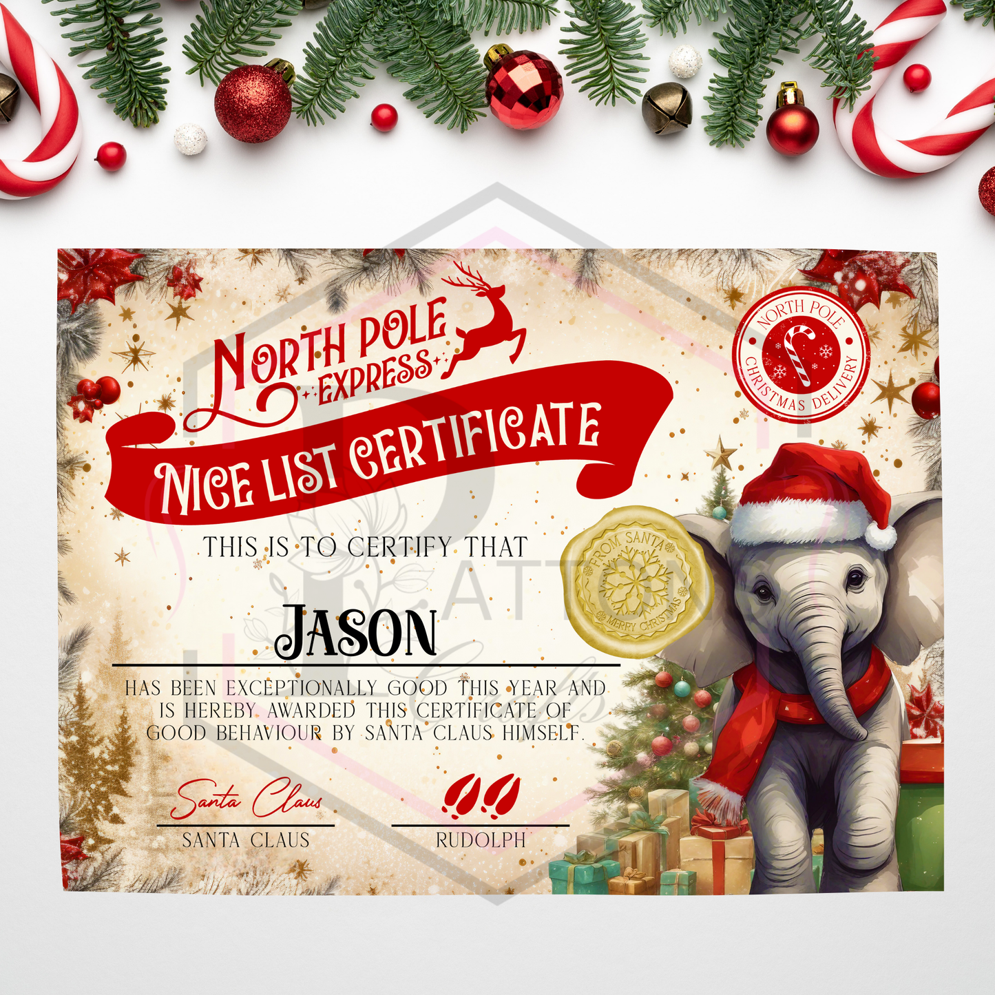 Nice List Certificate | Christmas | Santa's Nice list