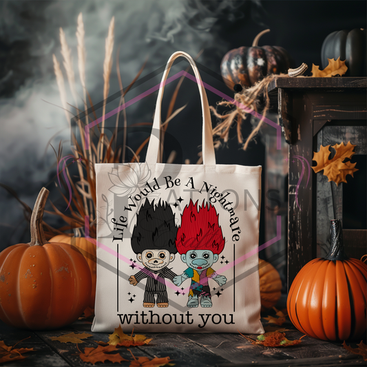 Tote Bag | Nightmare without you | Reusable shopper