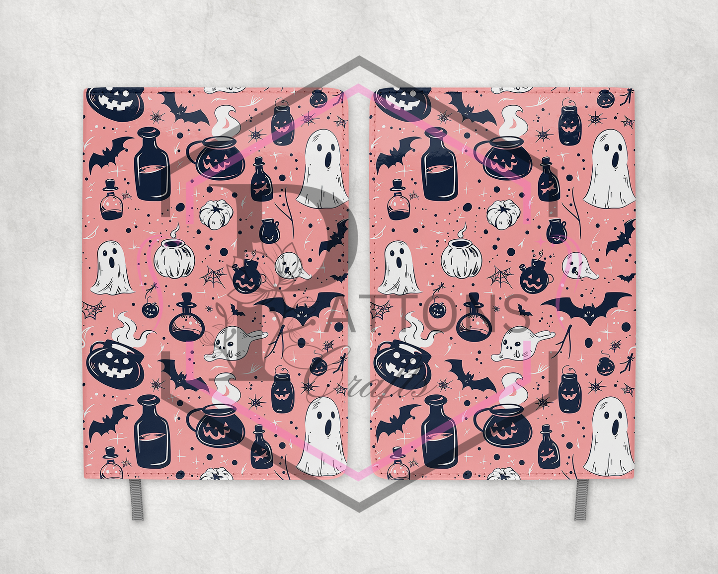 A5 Journal | Pink n spooky | PU Leather Notebook