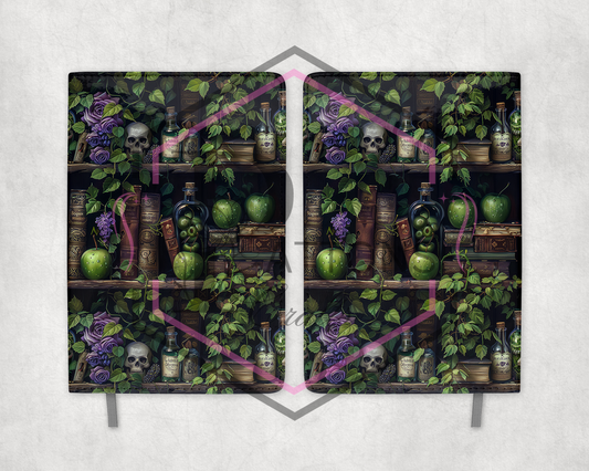 A5 Journal | Poison Apple Bookcase | Pu Leather