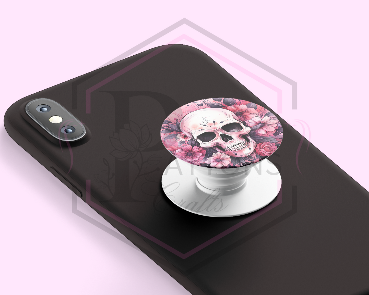 Phone Grip | Phone Stand | Skull