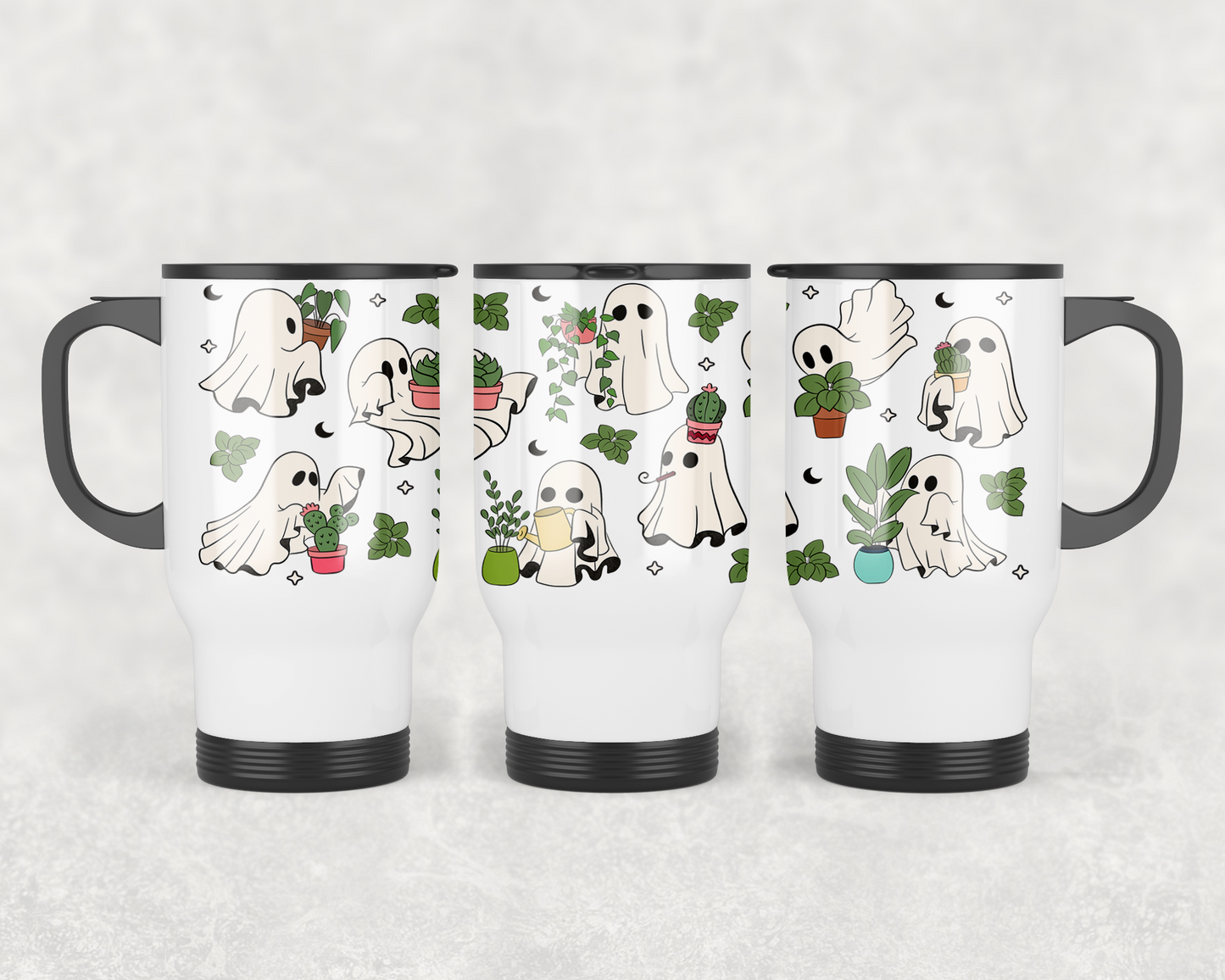 Travel mug | 500ml Travel mug | Plant Ghostie