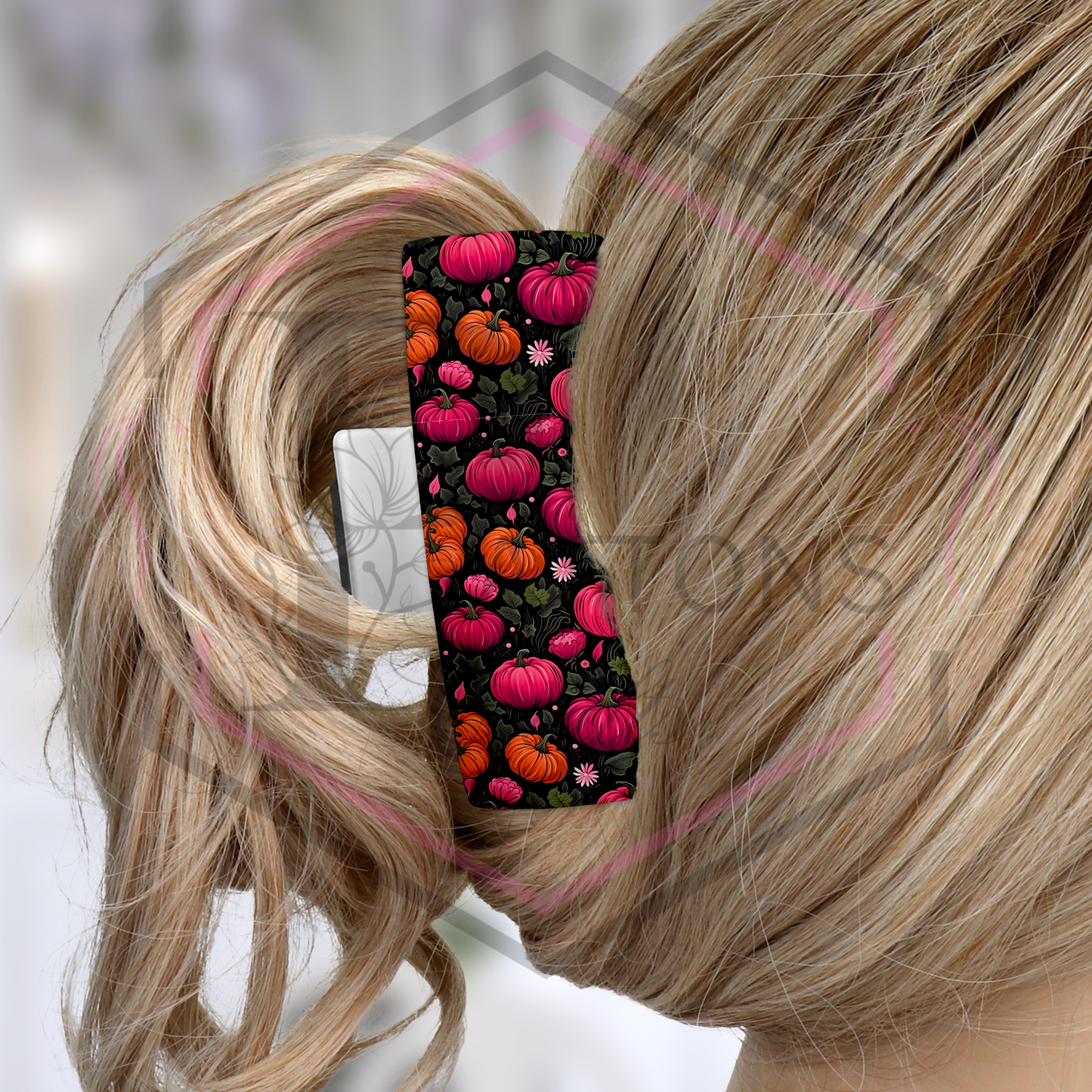 Claw Clip | Pink Pumpkin | Hair accessories