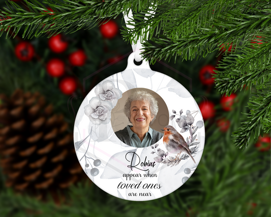 Circle Hanging decoration | Christmas memorial decoration | Personalised