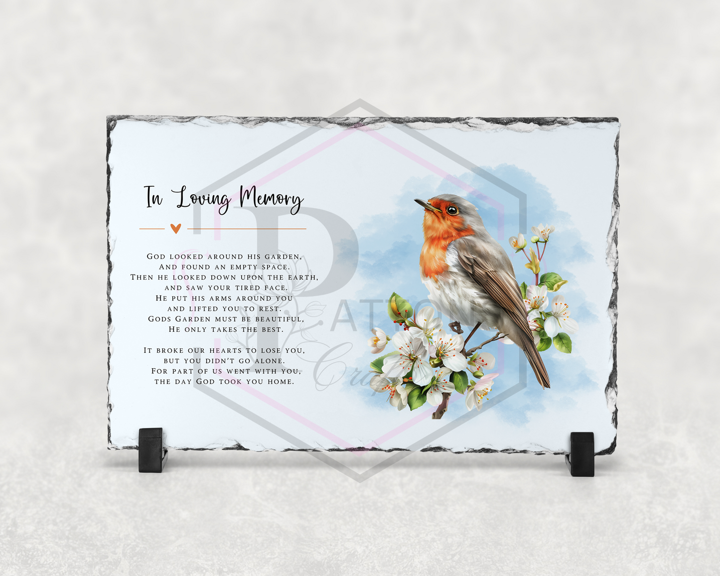 Memorial slate | Robin