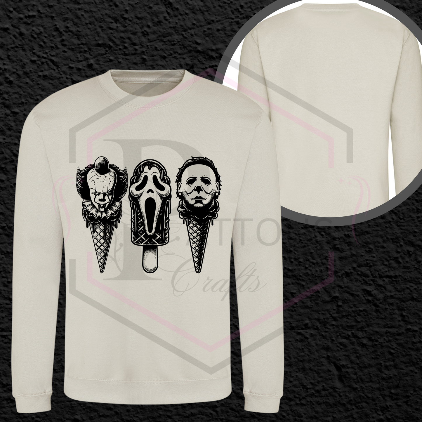 Sweatshirt | Ice-scream | Two Colour option