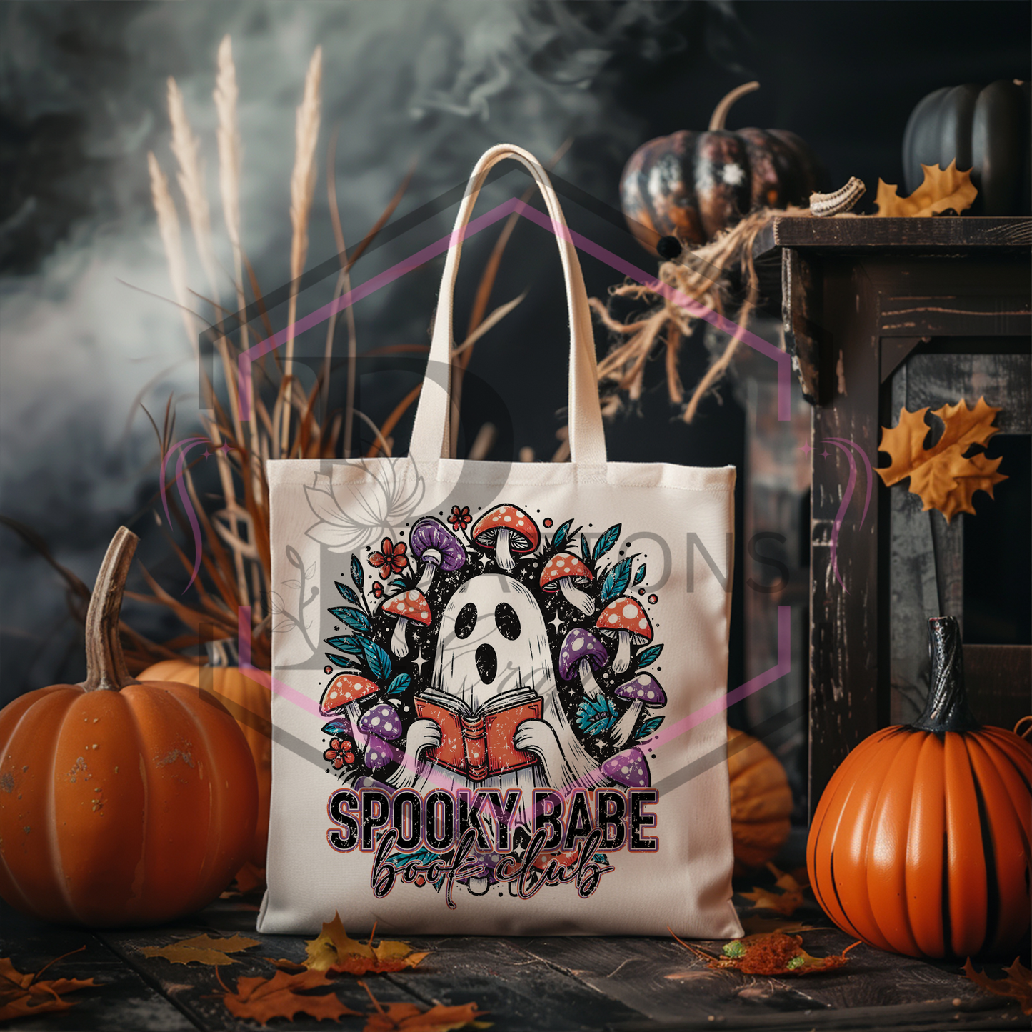 Tote bag | Spooky Babe book club | Reusable shopper