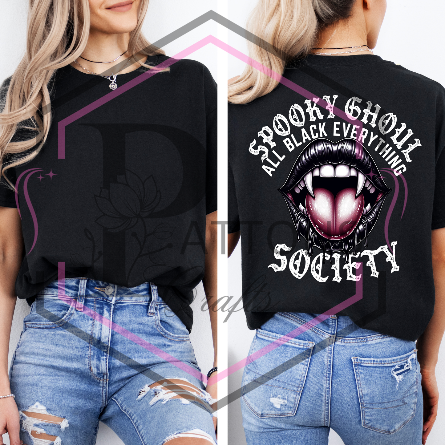 T-shirt | Spooky Ghoul Society | Back print only