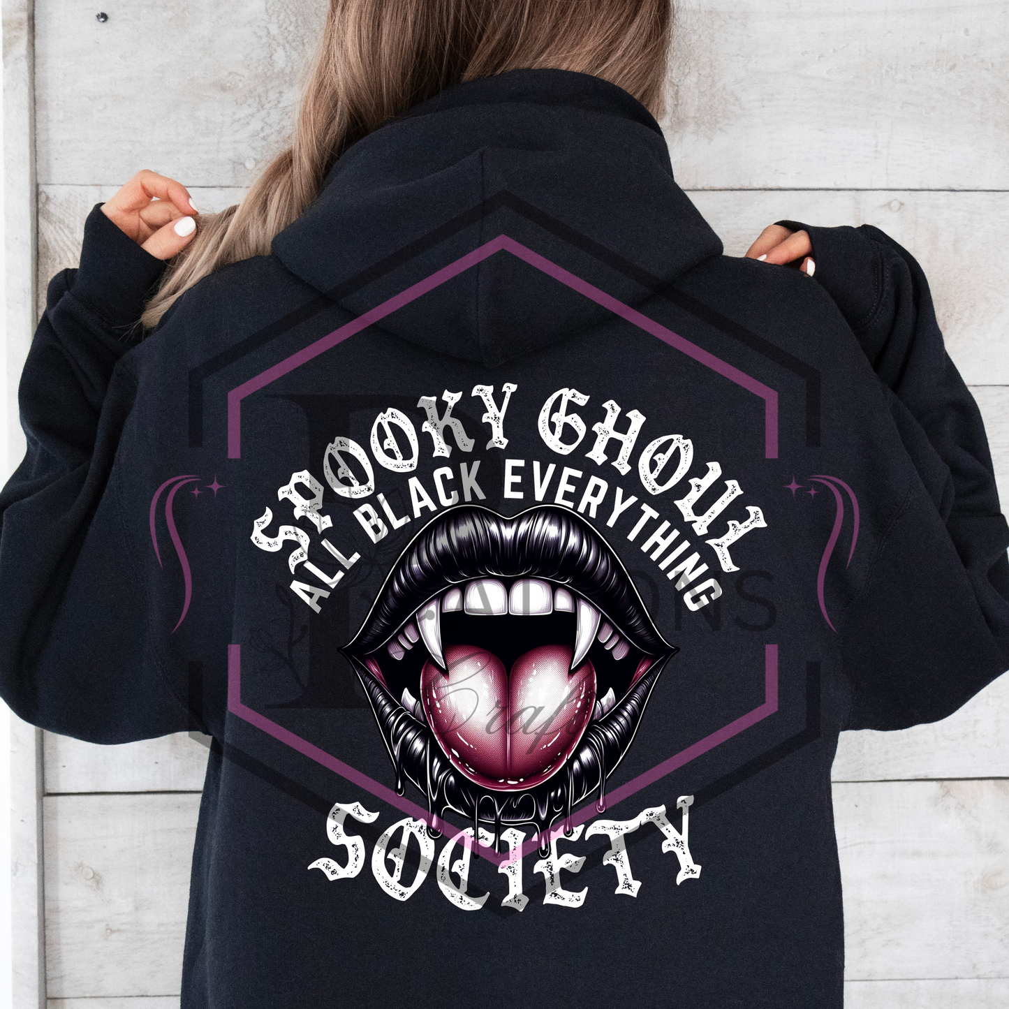 Hoodie | Spooky Ghoul society | Hooded sweatshirt