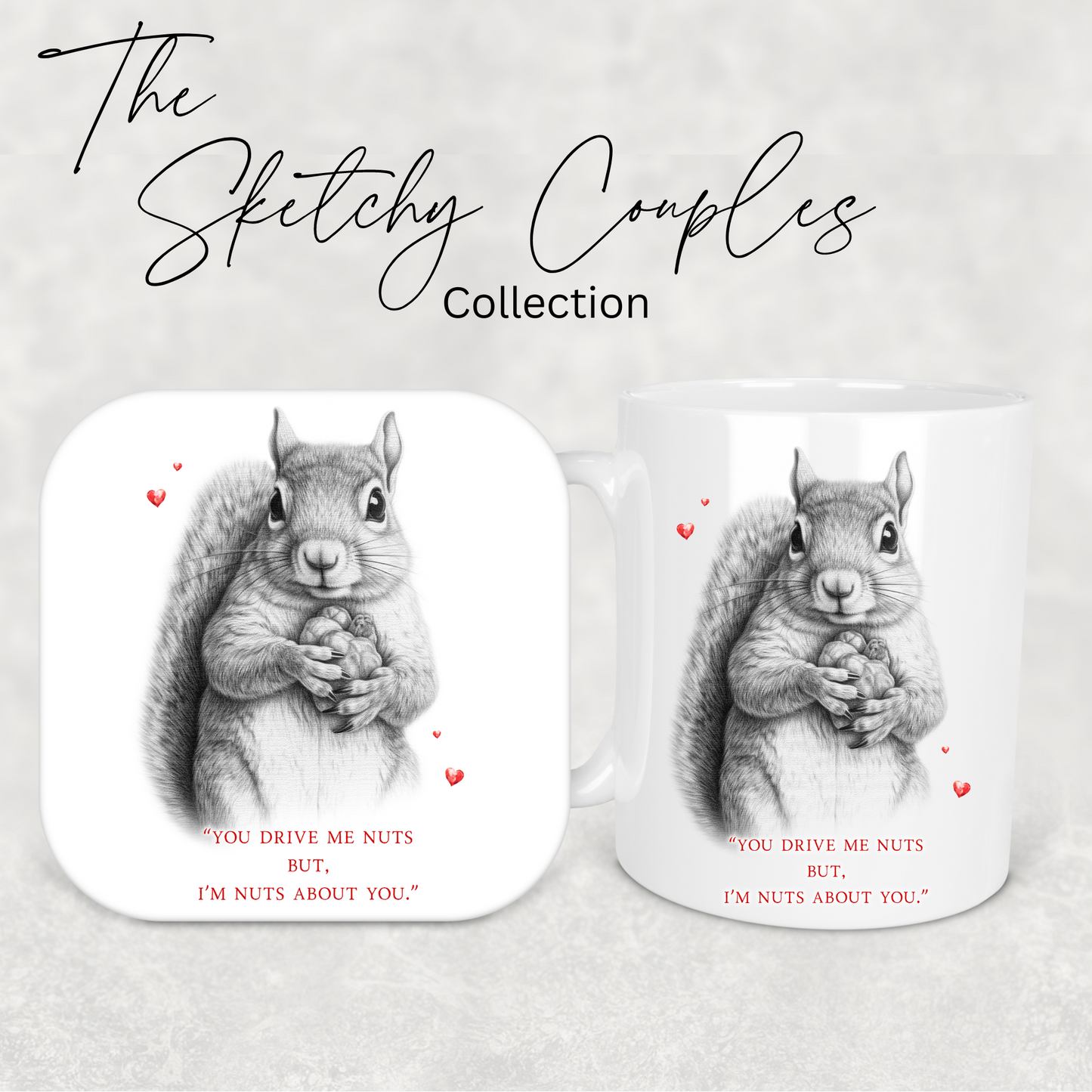 Sketchy couples collection | Squirrel Collection