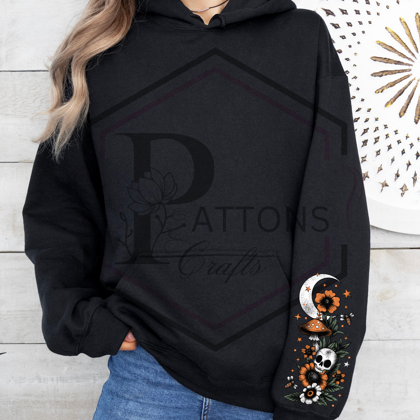 Hoodie | We all become stories | Hooded sweatshirt