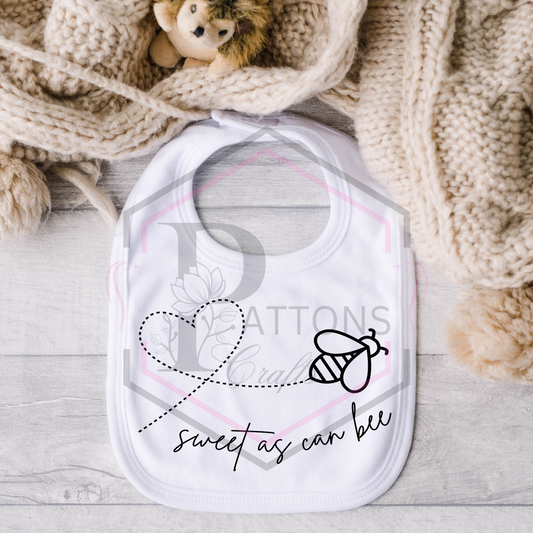 Baby Bibs | Sweet as can be | Bib