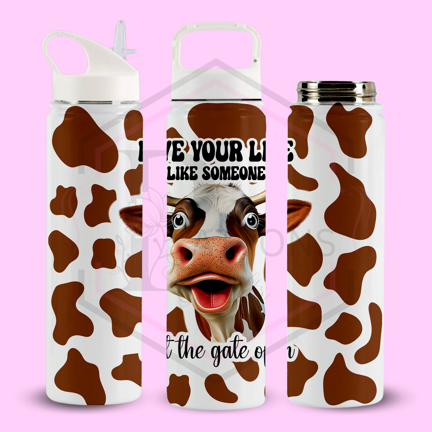 Thermal Water Bottle | Life Your life Cow