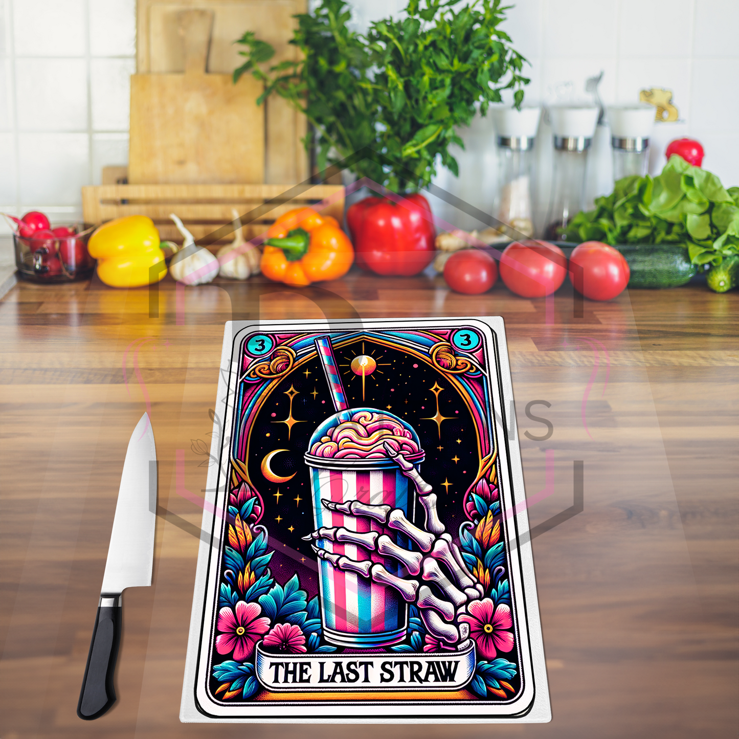 Chopping Board | The Last Straw | Glass Worktop Saver