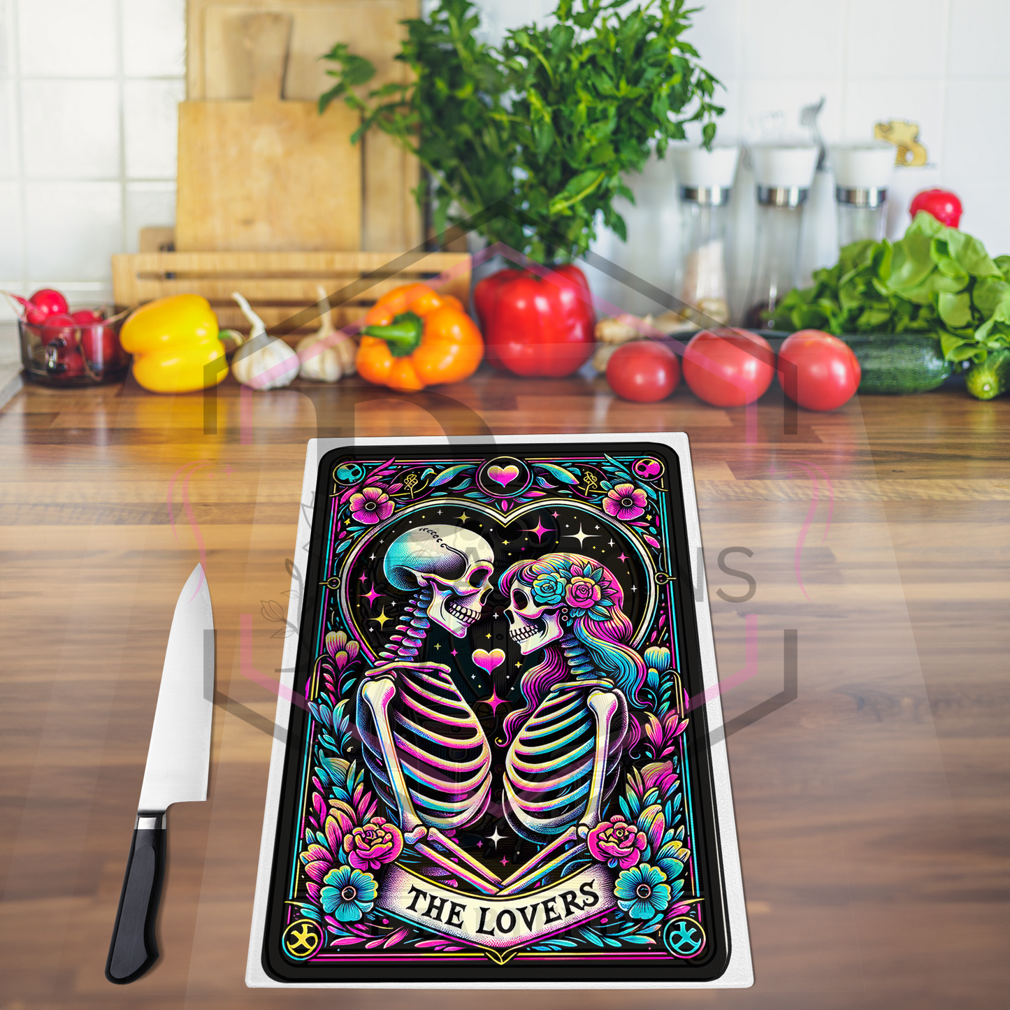 Chopping Board | The lovers | Worktop Saver