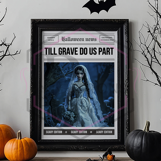 A4 Print | Till Grave do us part | Unframed Print