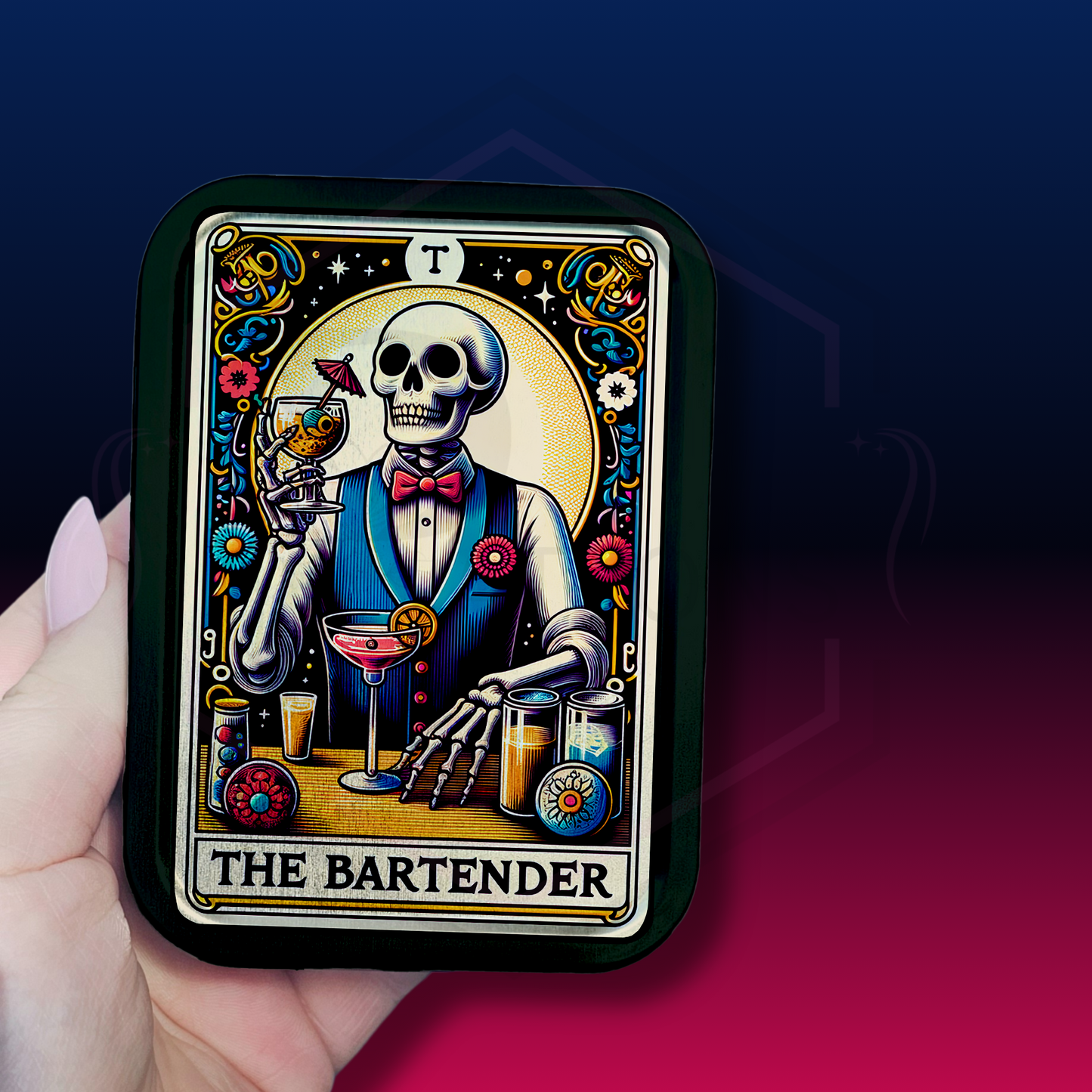 Tobacco Tin | The Bartender | 2oz Tin