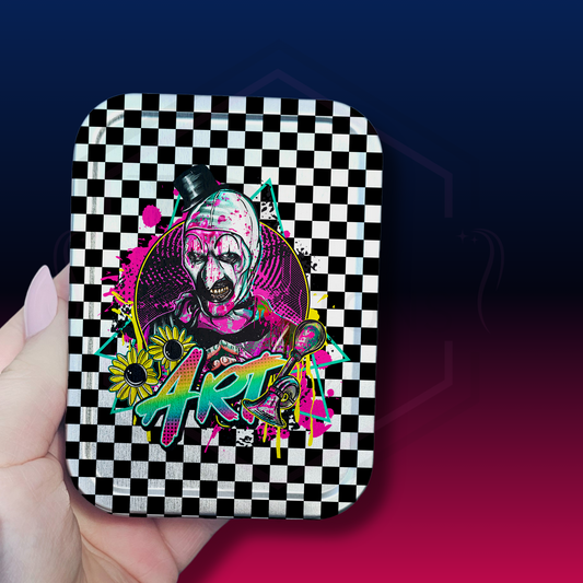 Tobacco Tin | Checkered Art
