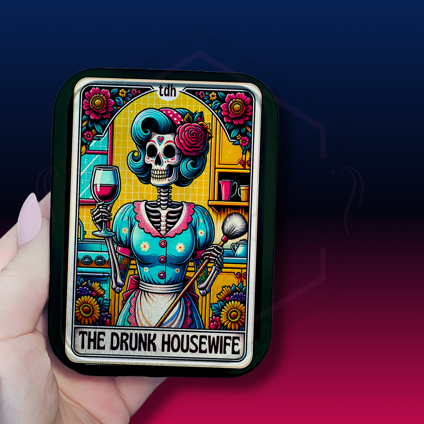 Tobacco Tin | Drunk Housewife | 2oz Tin