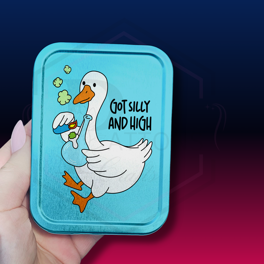 Got silly and high | 2oz Tobacco tin