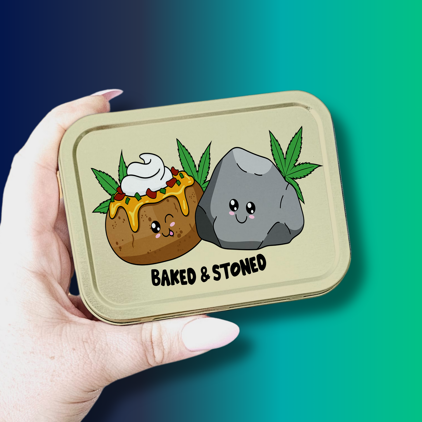 Baked & Stoned | 2oz Tobacco tin