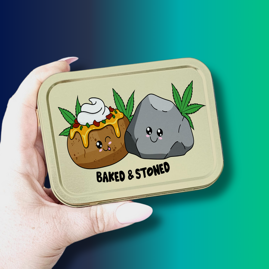 Baked & Stoned | 2oz Tobacco tin