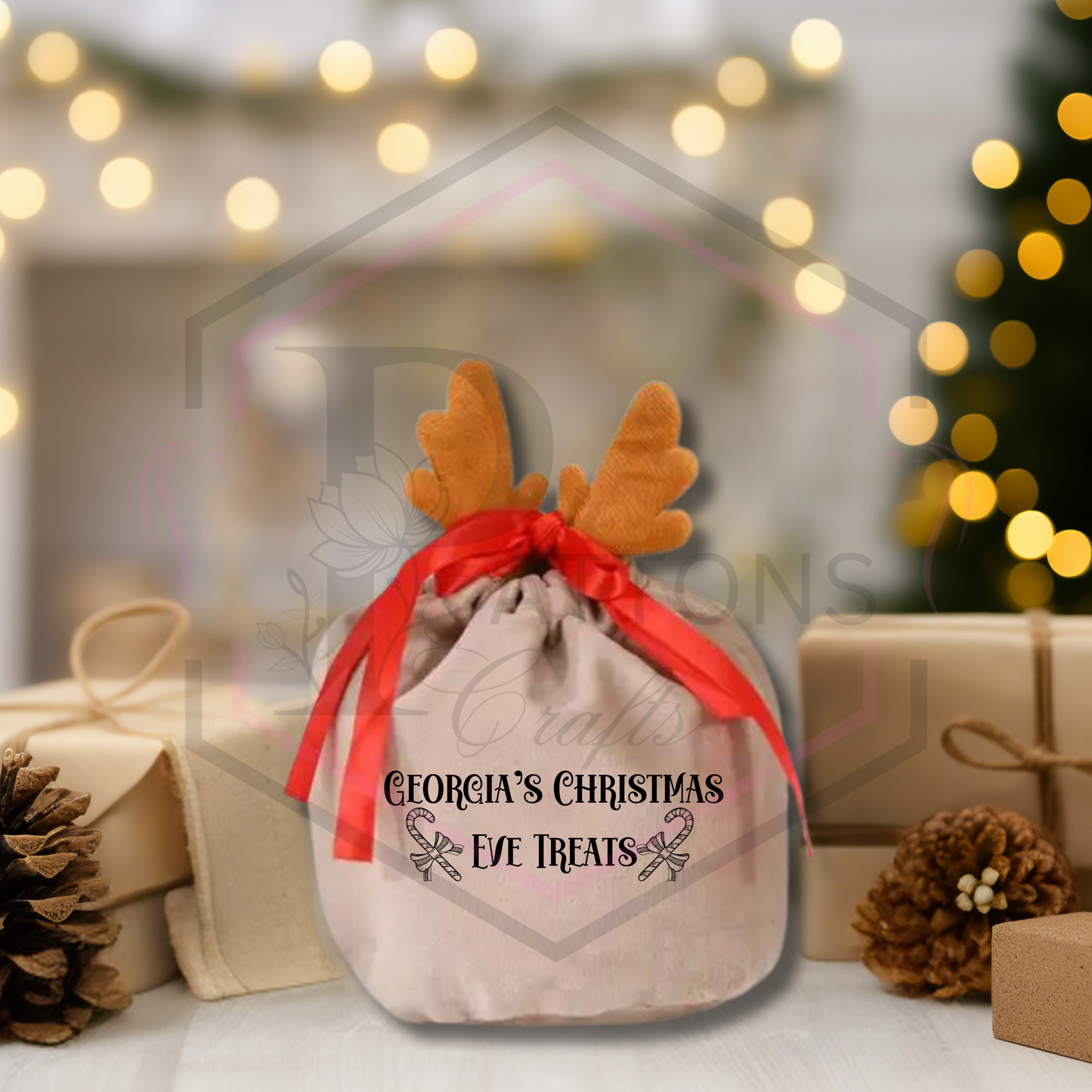 Personalised Christmas gift bag | Mini gift bag