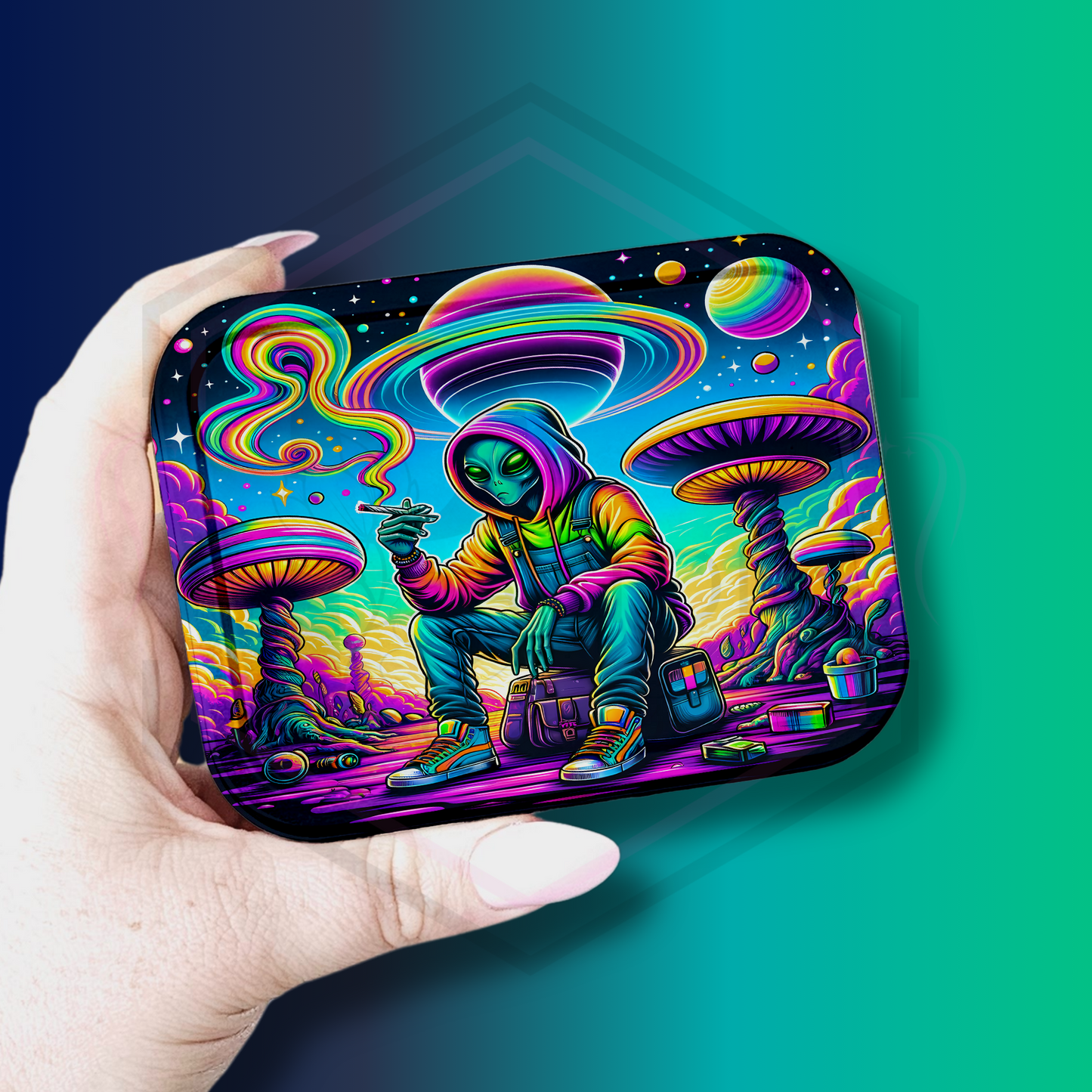 Tobacco Tin | 2oz Tin | Trippy Island