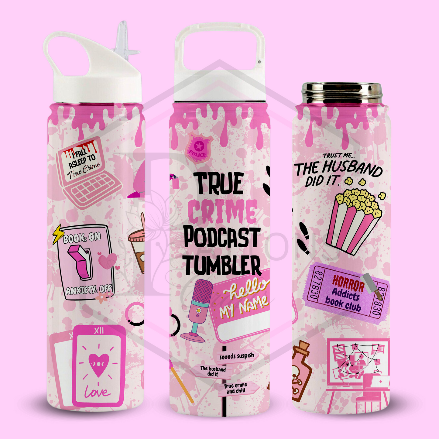 Thermal water bottle | True Crime Podcast | Personalised