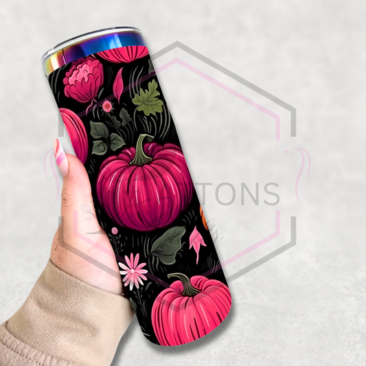 20oz rainbow plated tumbler | Pink Pumpkins