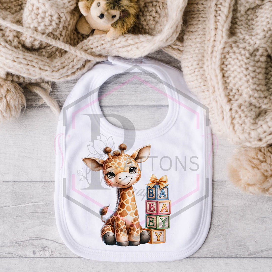 Baby bib | Baby Giraffe | Bib