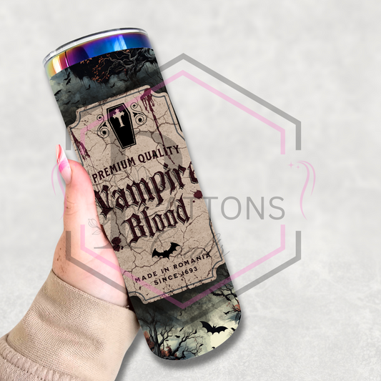 20oz rainbow plated tumbler | Vampire Blood