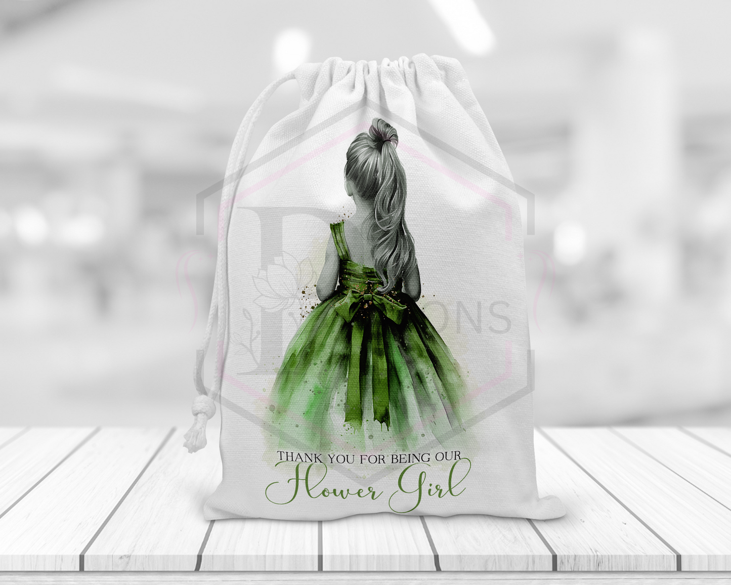 Personalised Wedding Favour Bags | Flower Girl Gift | Multiple Option